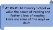 Reading at West Hill...